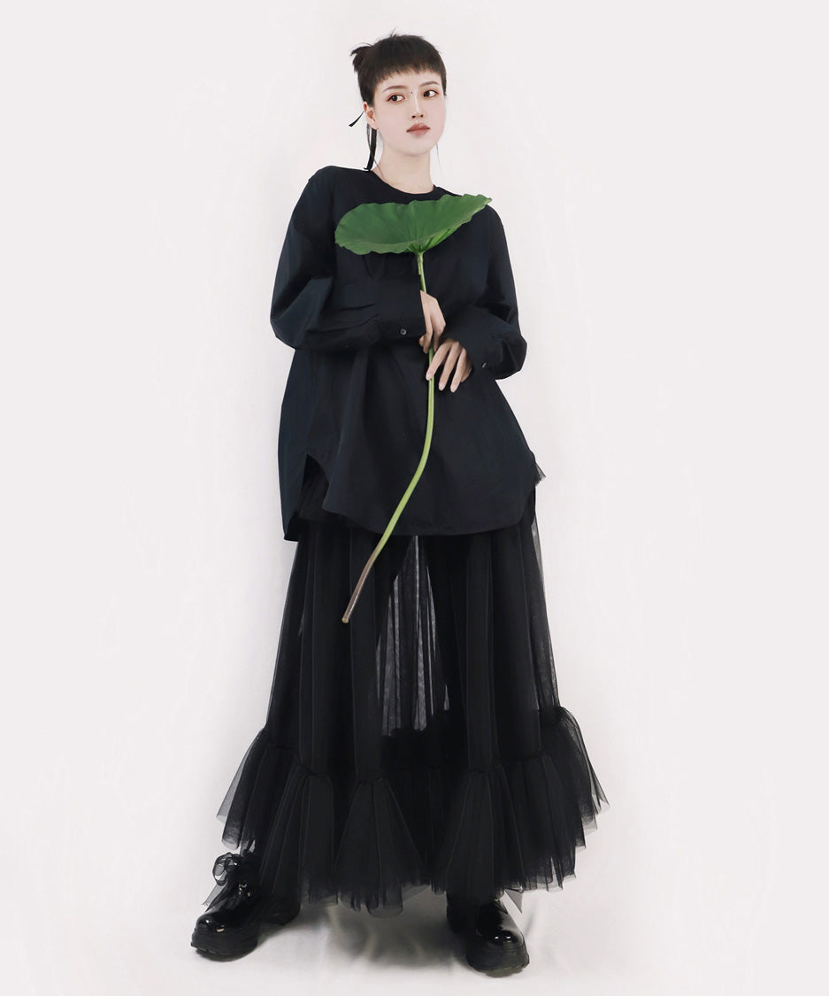 Solenne Arc Line Blouse