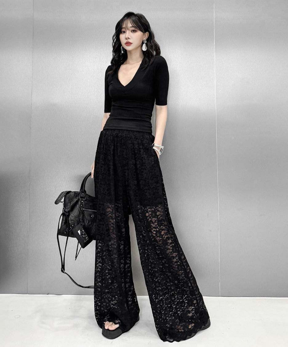 Lace Drift Pants