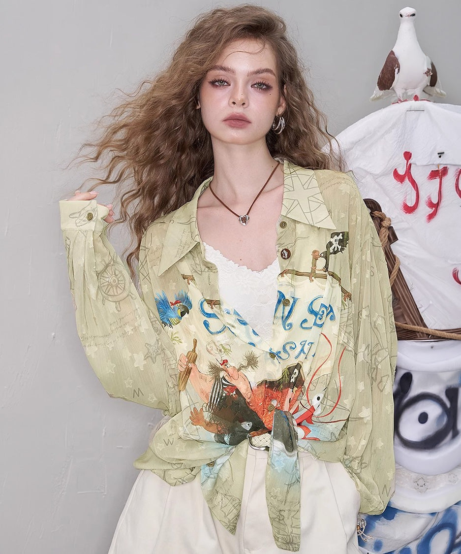 Sail Map Blouse