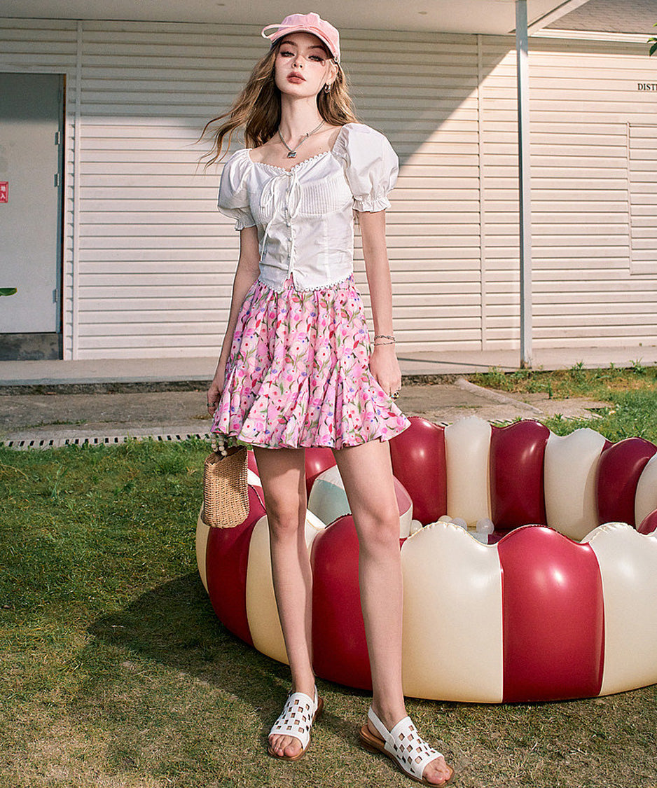 Bloom Ripple Skirt