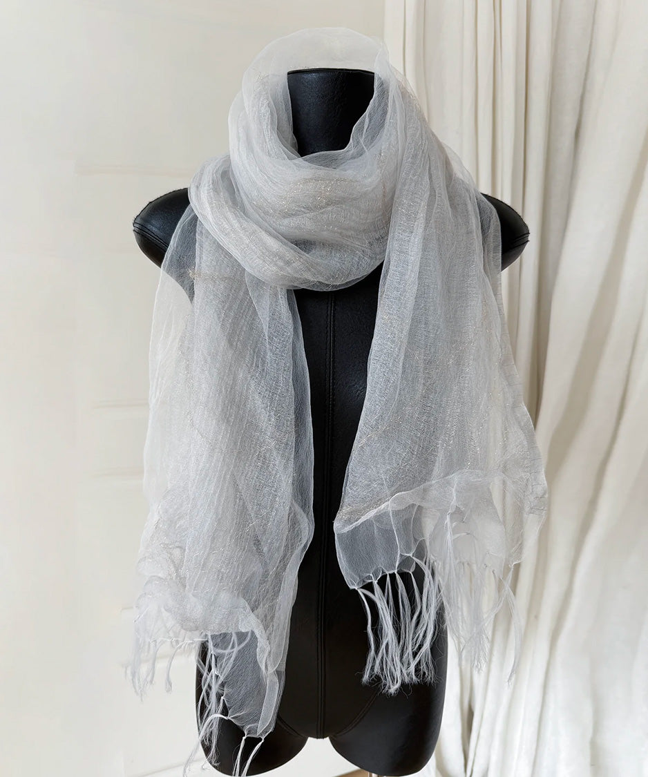 Mist Layer Fringe Scarf