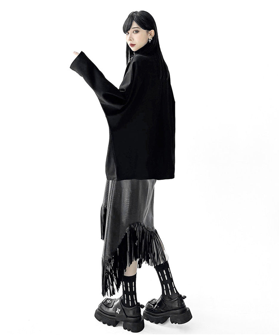 Zip Flow Poncho Top
