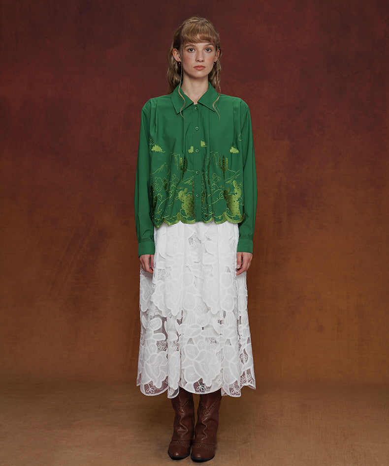 Cactus Embroidery Series