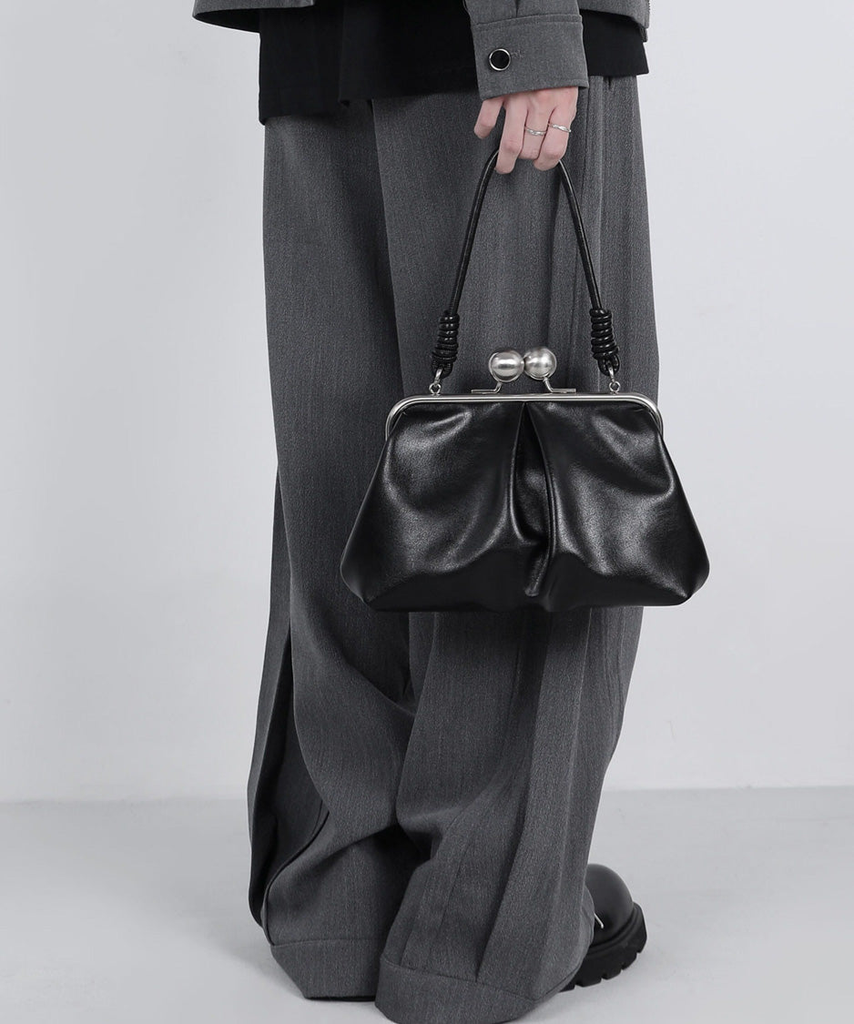 Metal Clasp Soft Bag