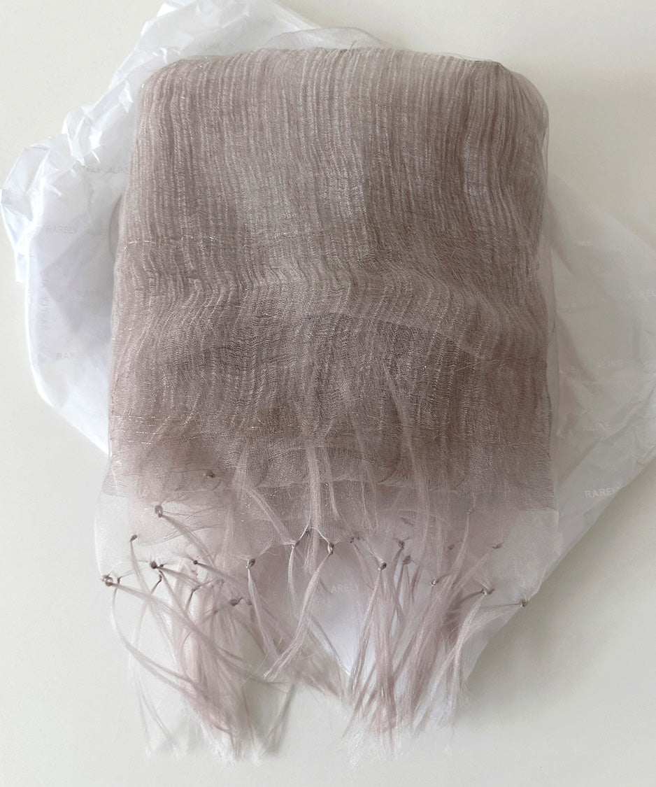 Mist Layer Fringe Scarf