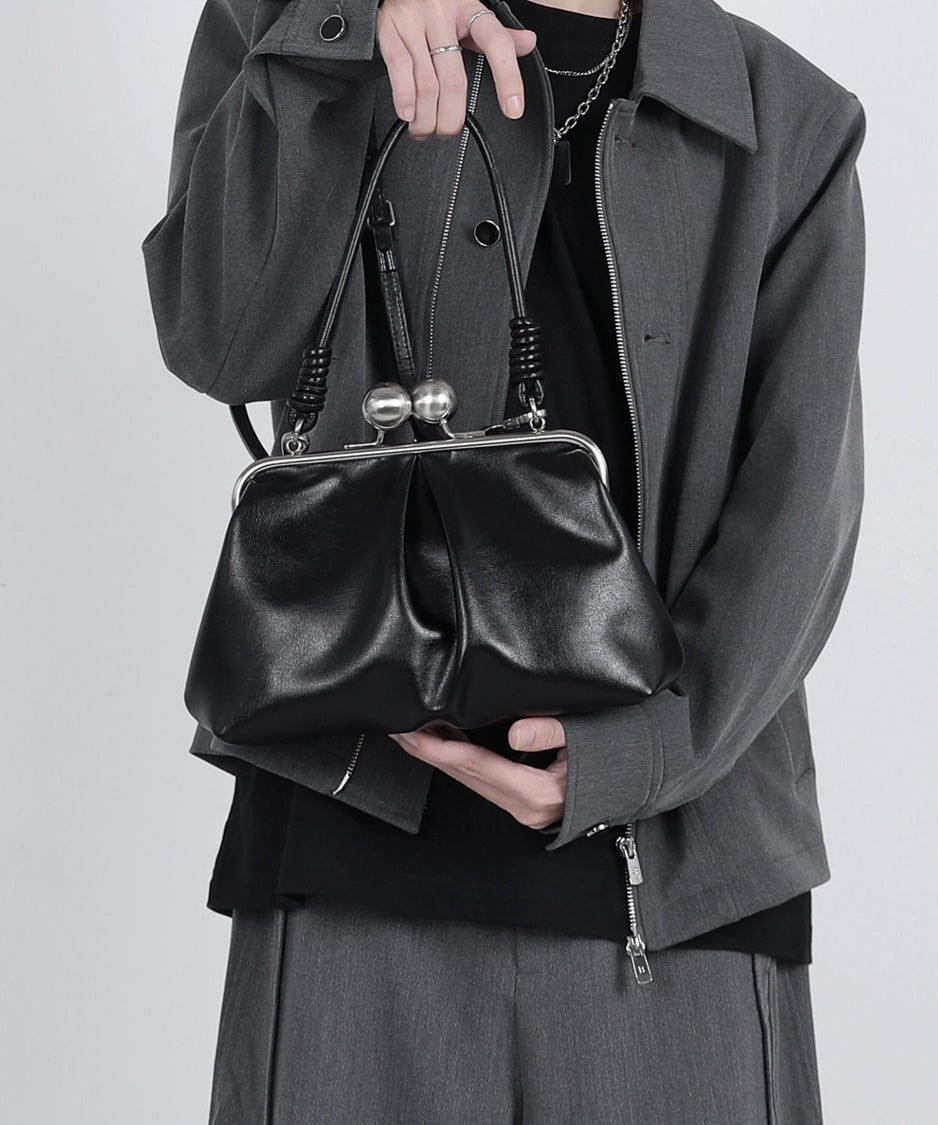 Metal Clasp Soft Bag