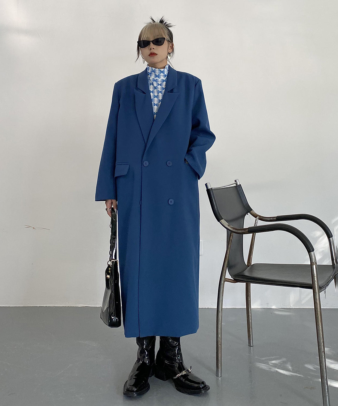 ALDa Semidouble Long Coatロングコート Modern Double Long Coat – LONDA