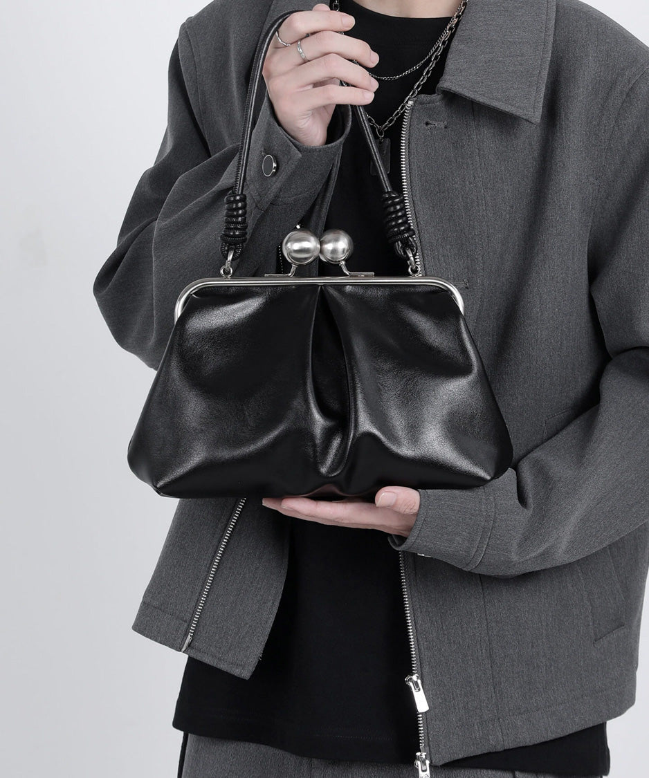 Metal Clasp Soft Bag
