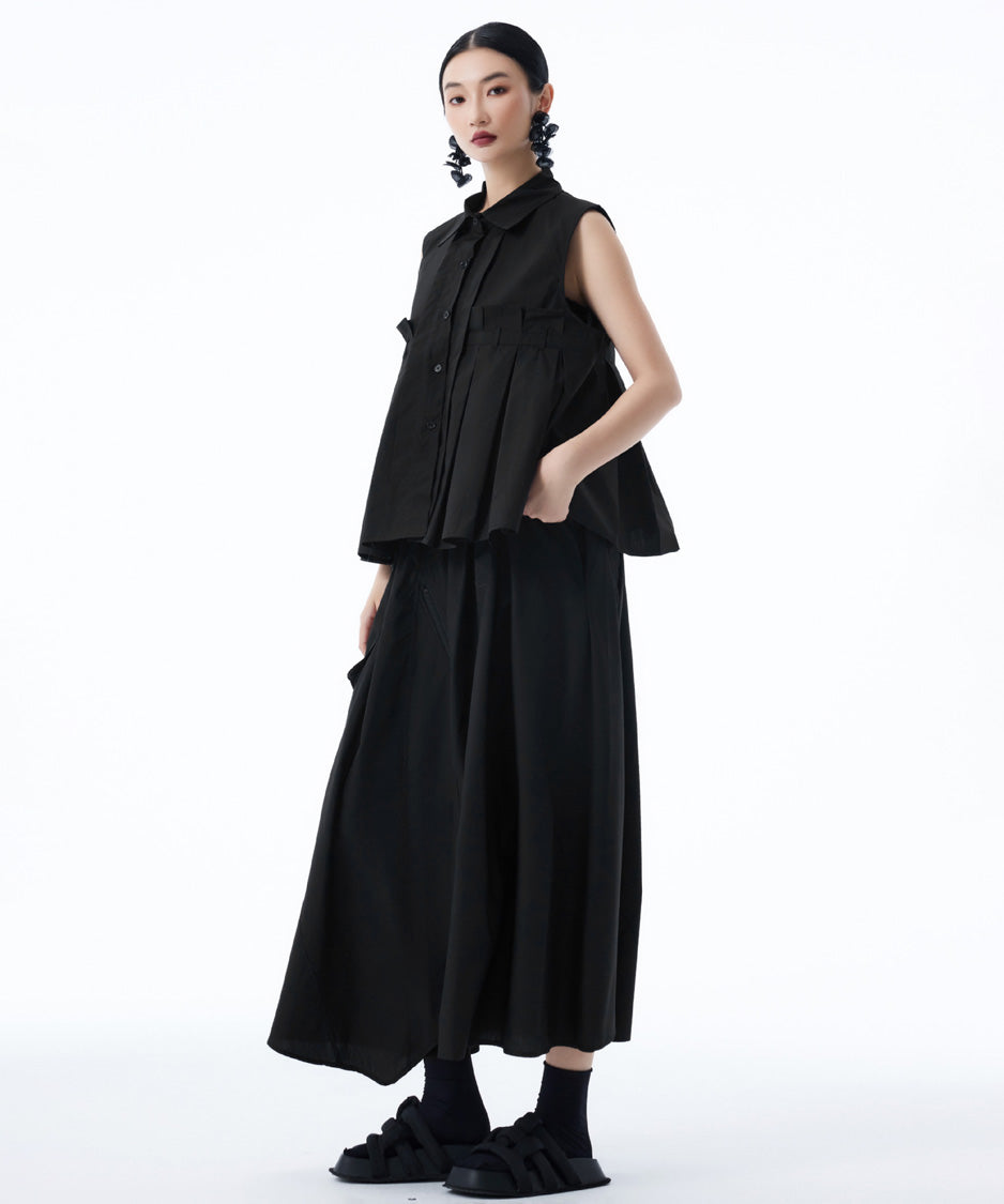 Nivelle Pleat Blouse