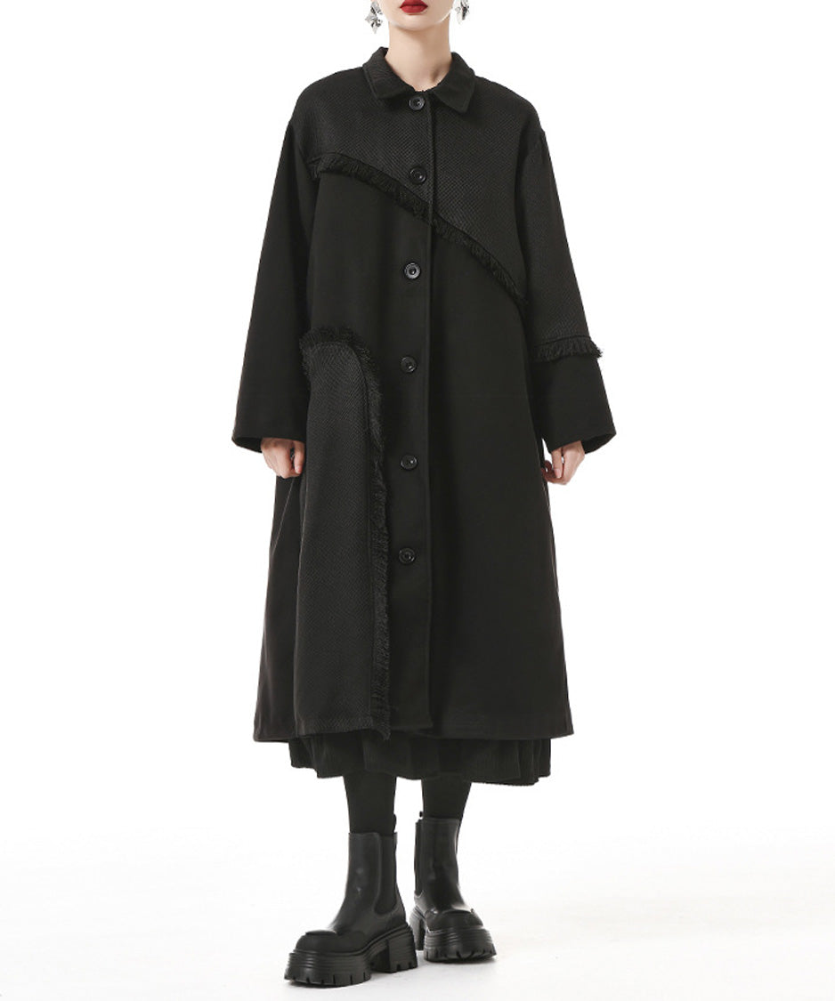 Fringe Texture Mix Coat