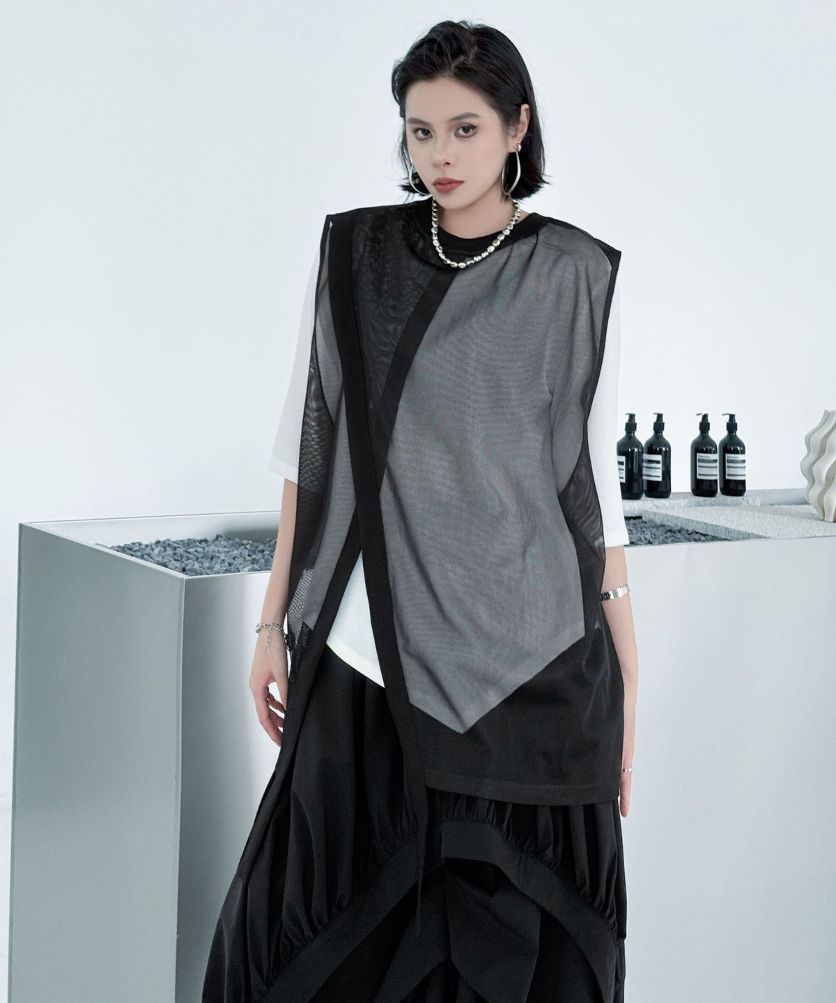 Mesh Layered Vest