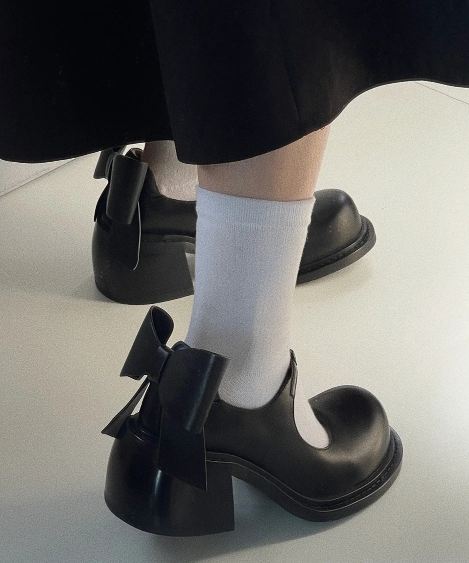 Ribbon Accent Mary Janes