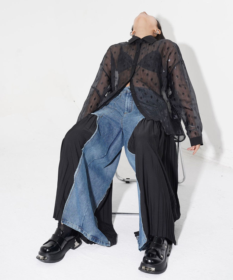 Panel Pleat Pants