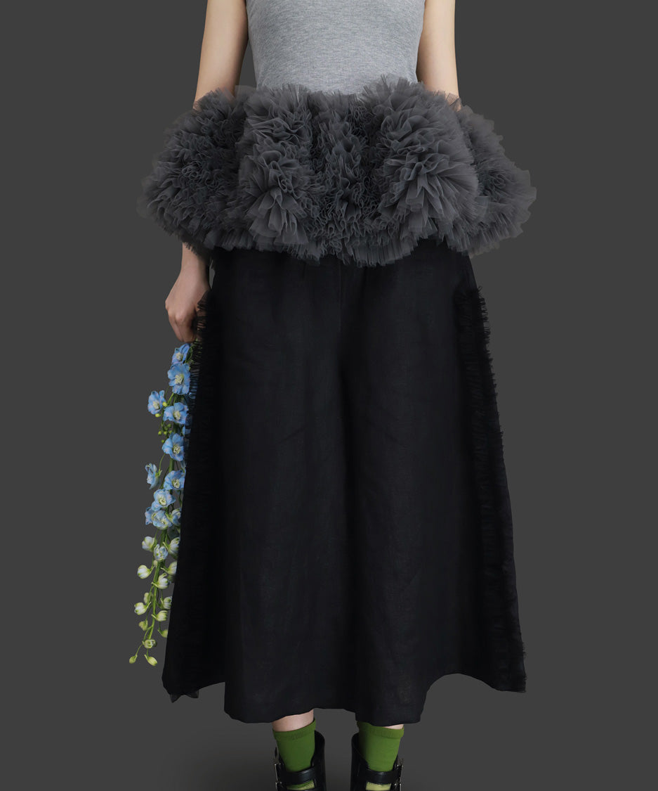 Ripple Seam Wide Pants