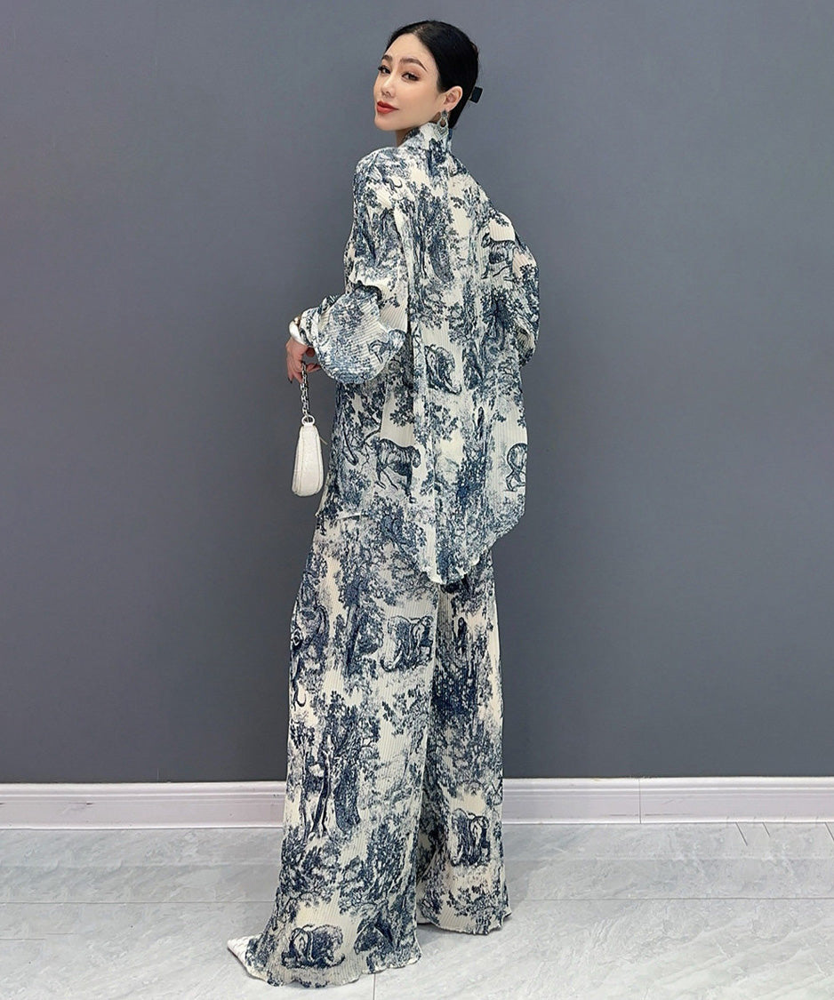 Toile Scene Blouse＆Pants Co-ord