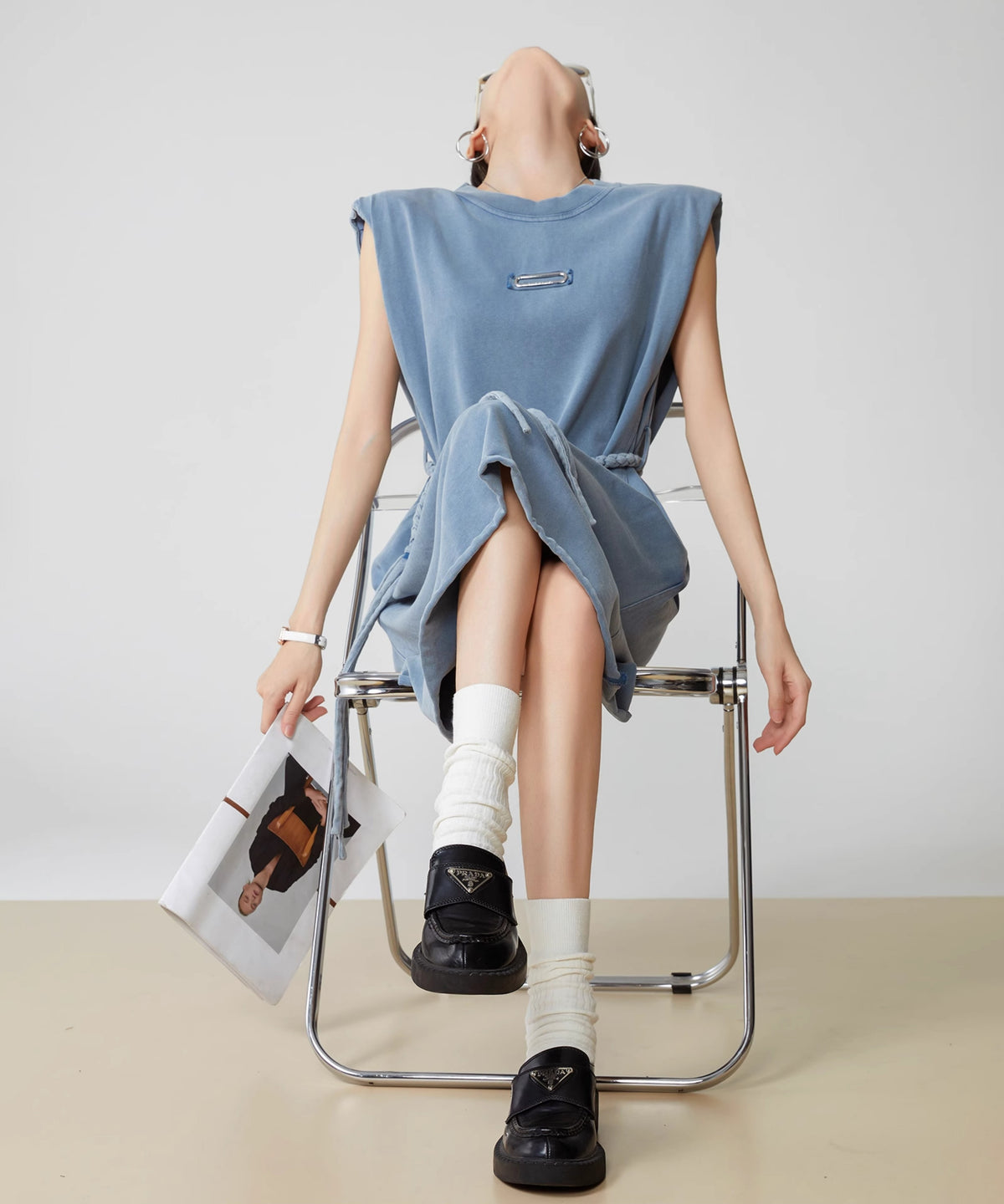 Pigment Drawstring Dress