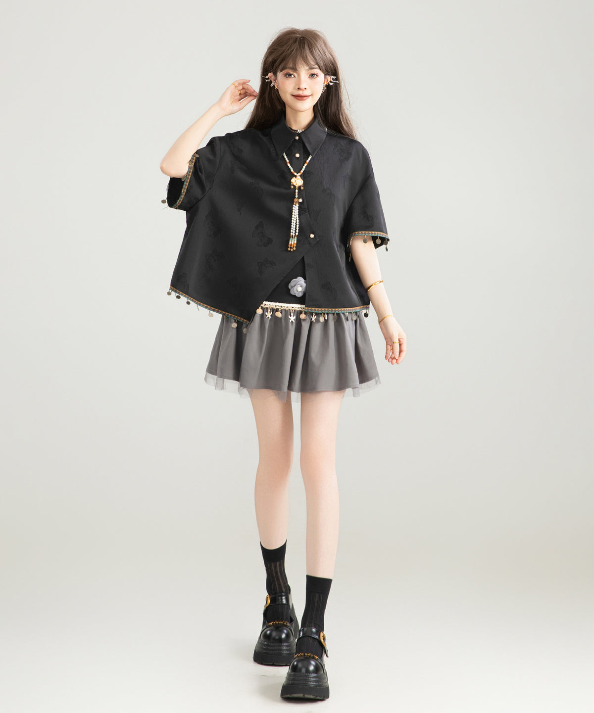 Papillon Dangle Blouse