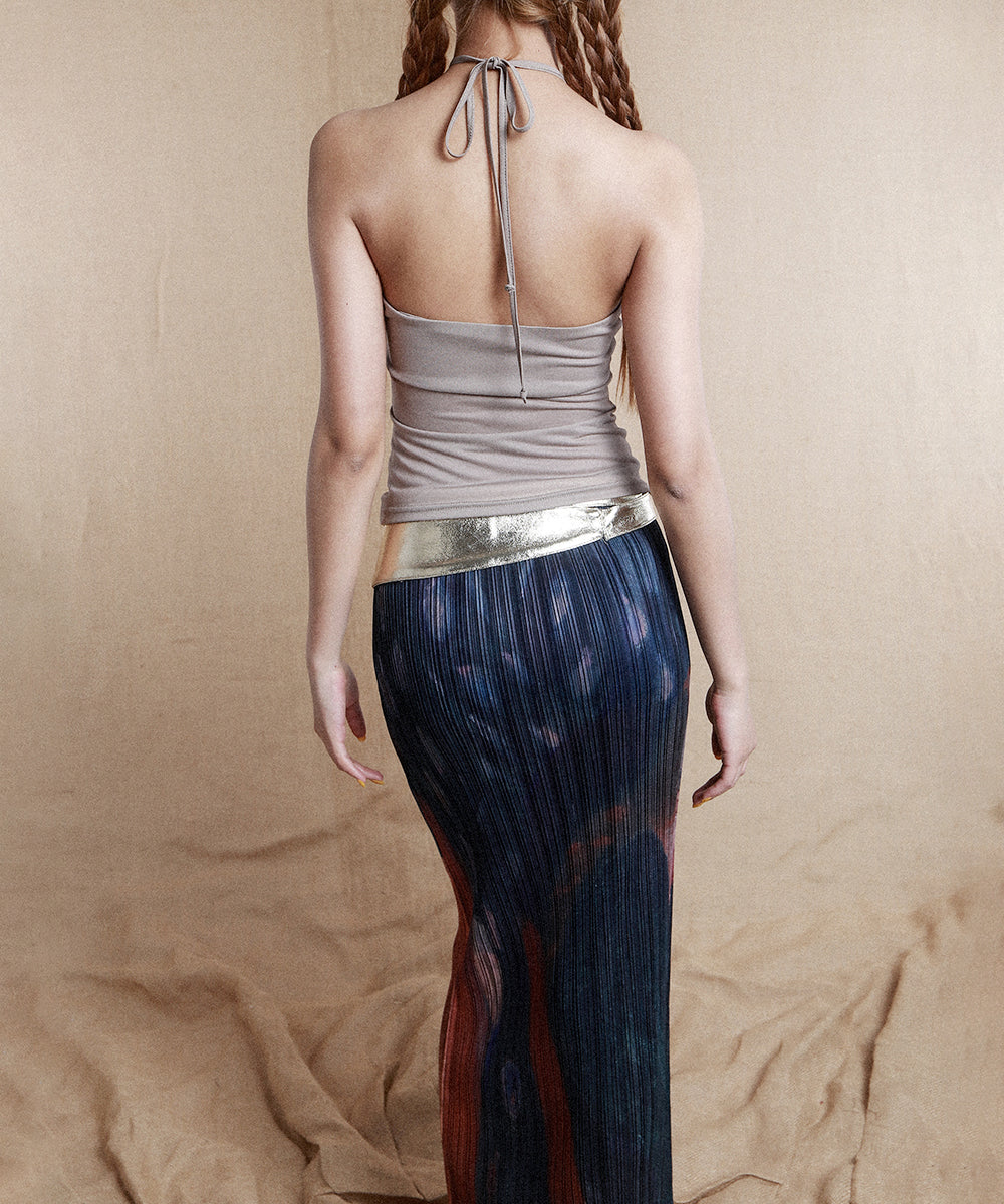 Metallic Ring Belt