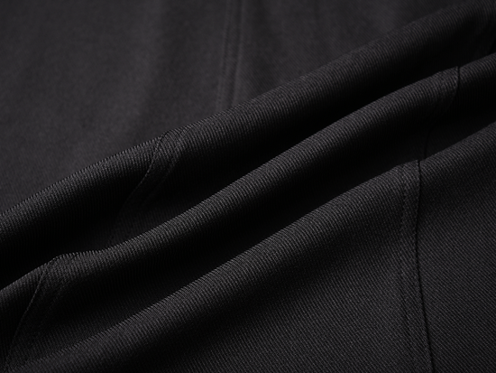 High Neck Draped Trench Coat