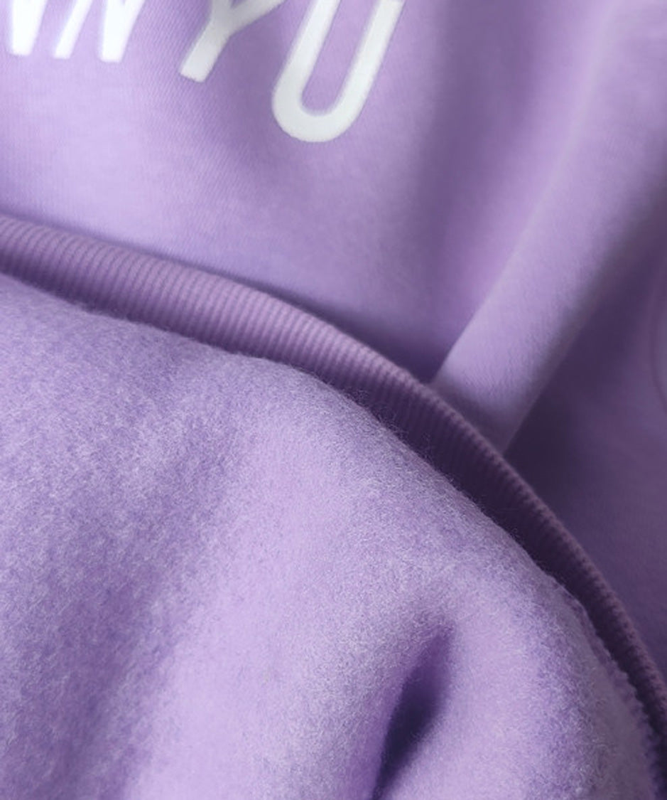 Soft Letter Volume Sweatshirt