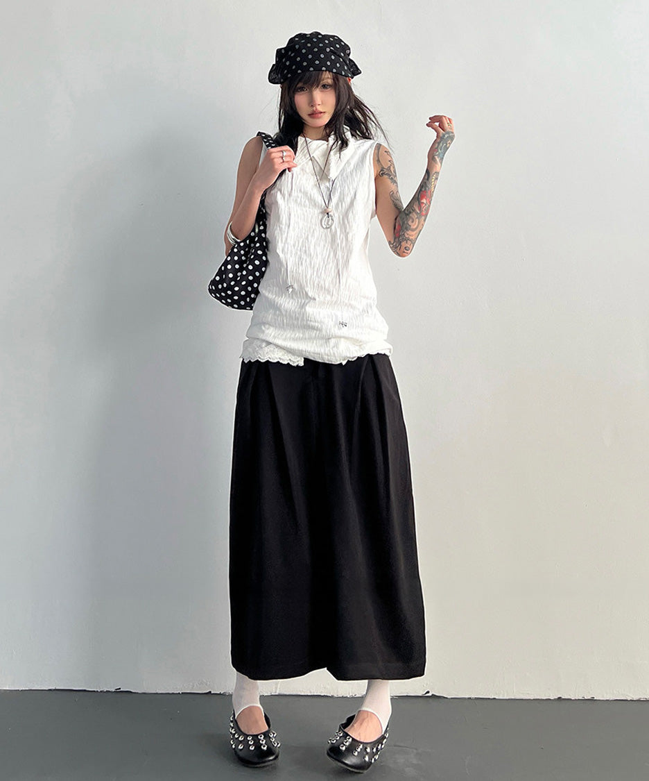 Ripple Collar Top