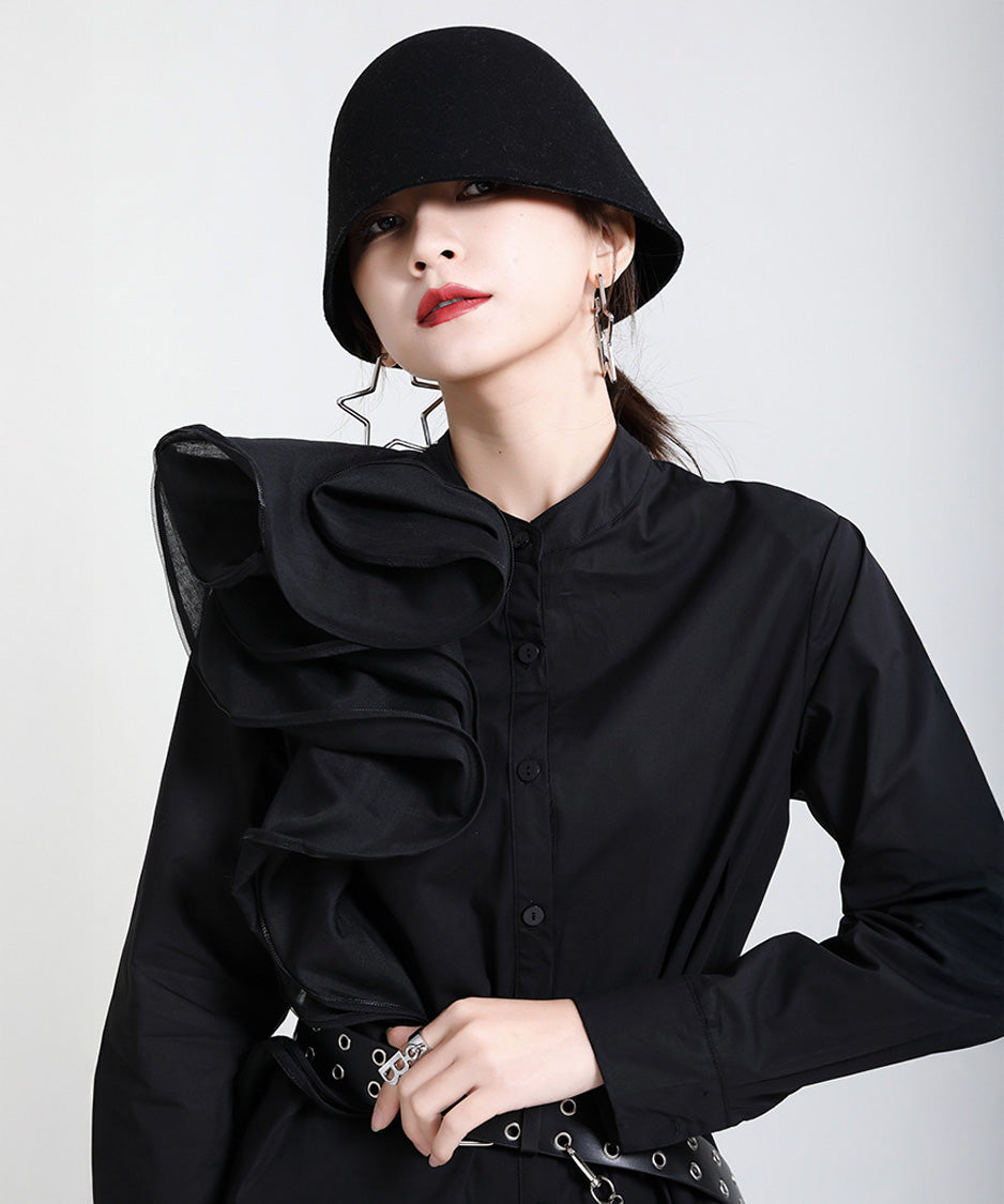Layered Frill Accent Shirt