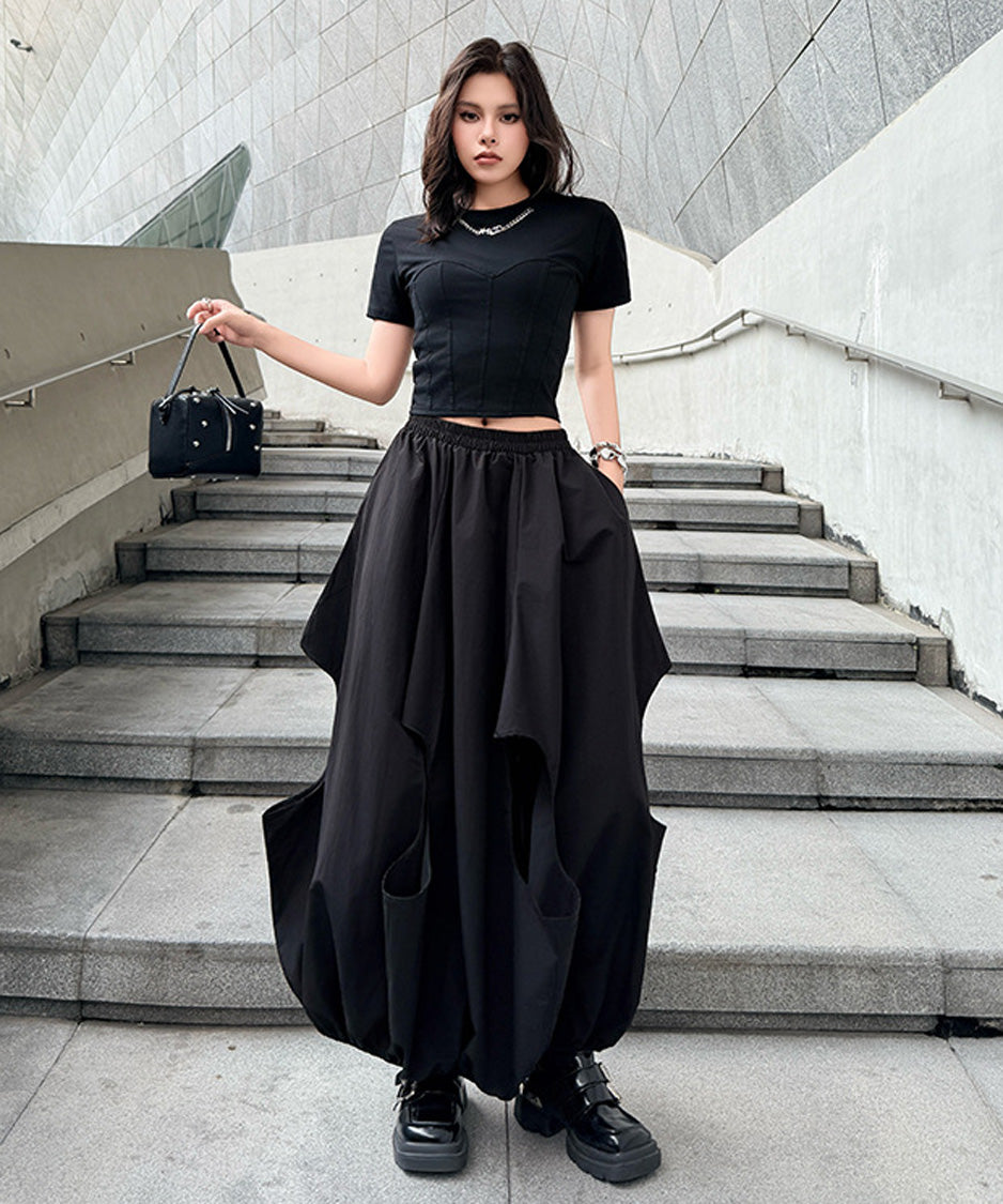 Drape Volume Skirt