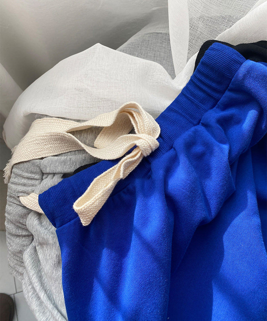 Ribbon Slit Sweat Skirt
