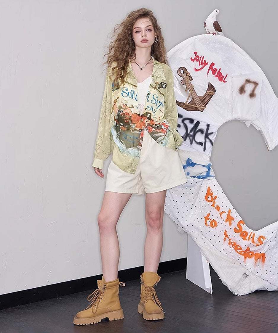 Sail Map Blouse