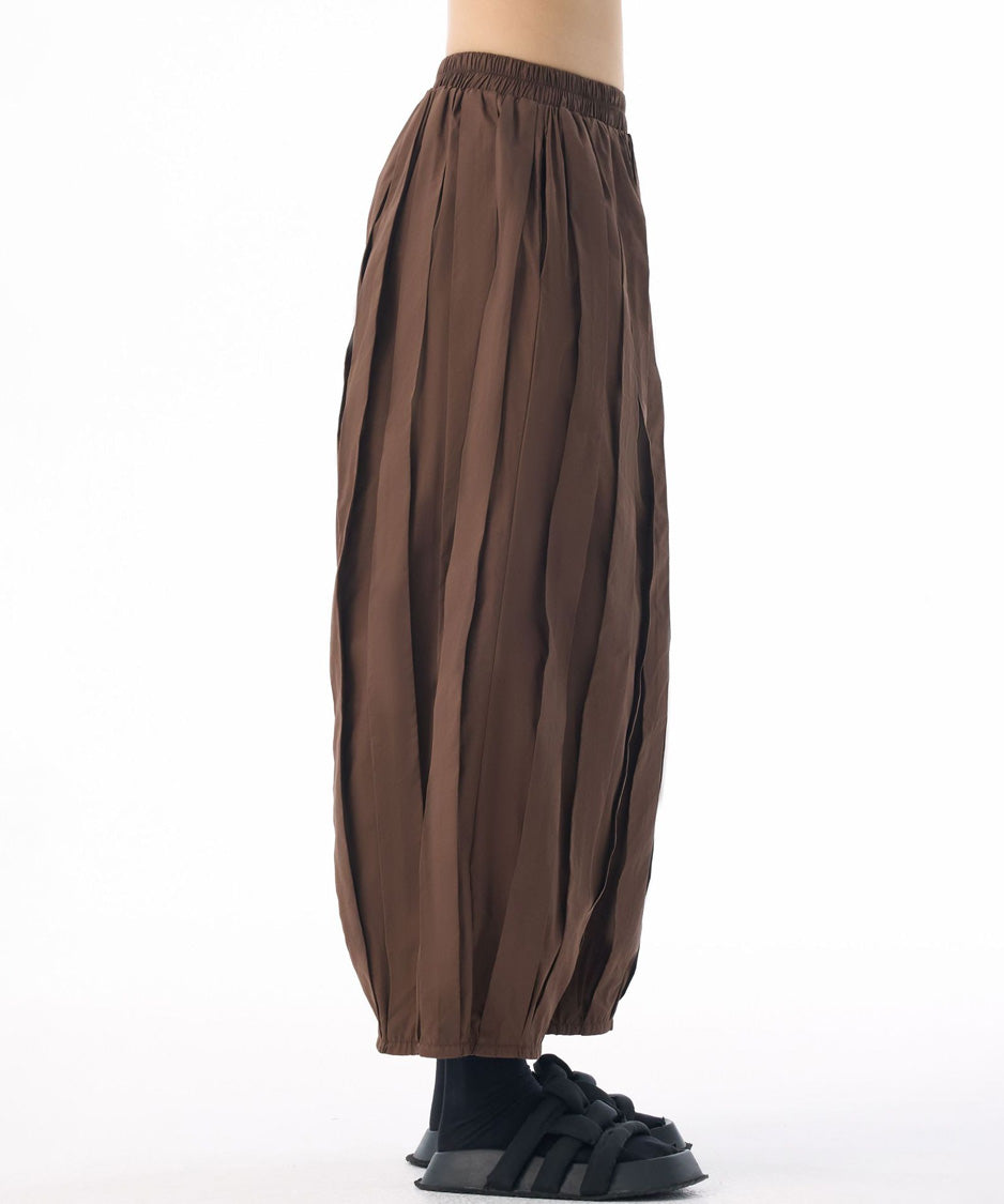 Pleated Volume Balloon Pants