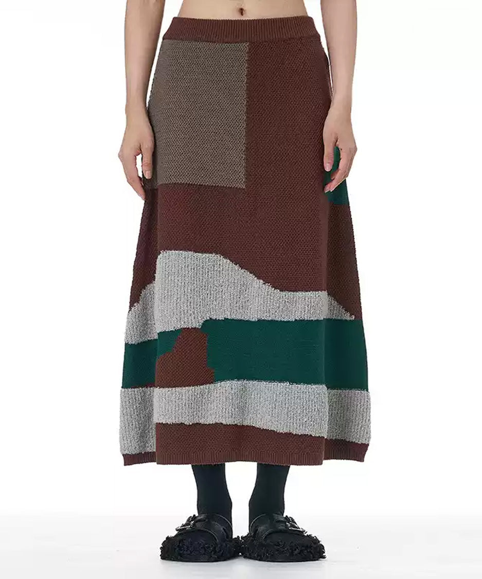 Abstract Block Knit Series
