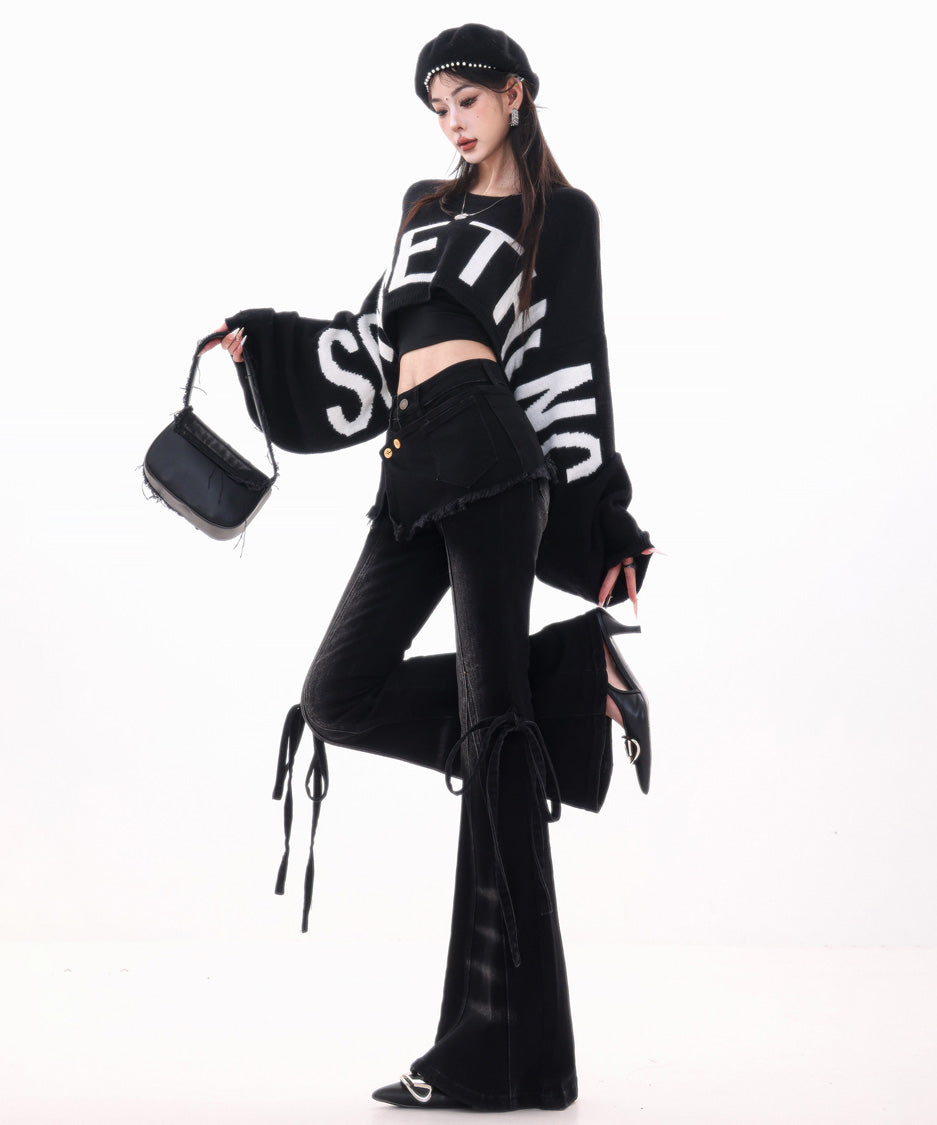 Bicolor Zip Top &amp; Skirt Co-ord