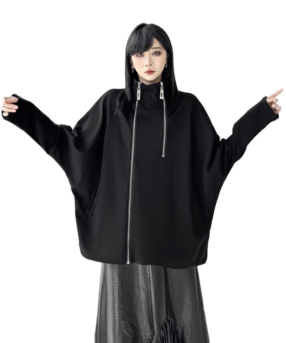 Zip Flow Poncho Top