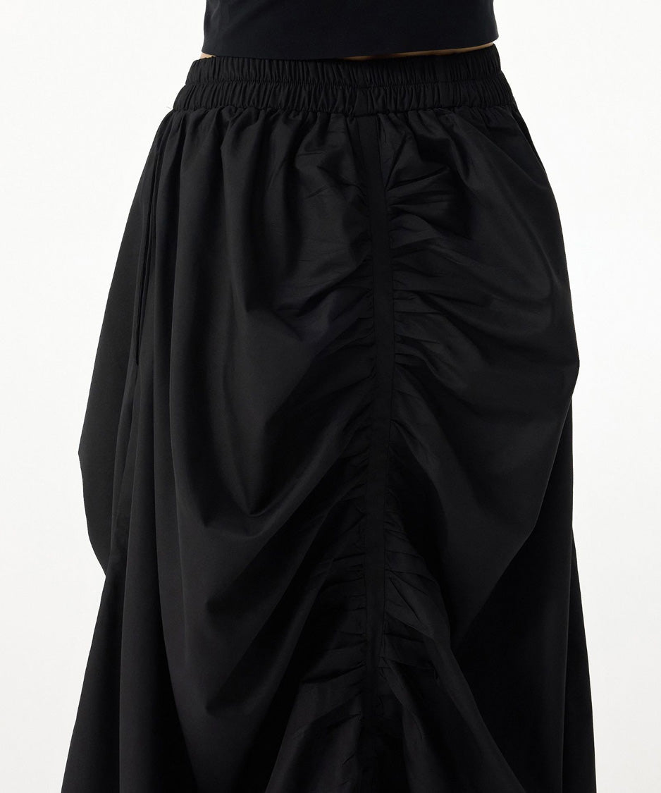 Gather Curve Skirt