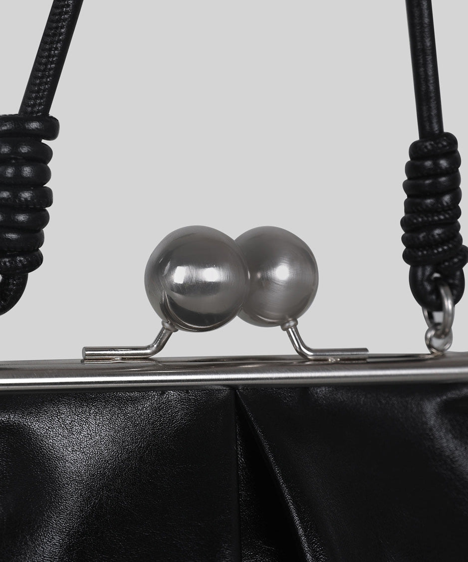 Metal Clasp Soft Bag