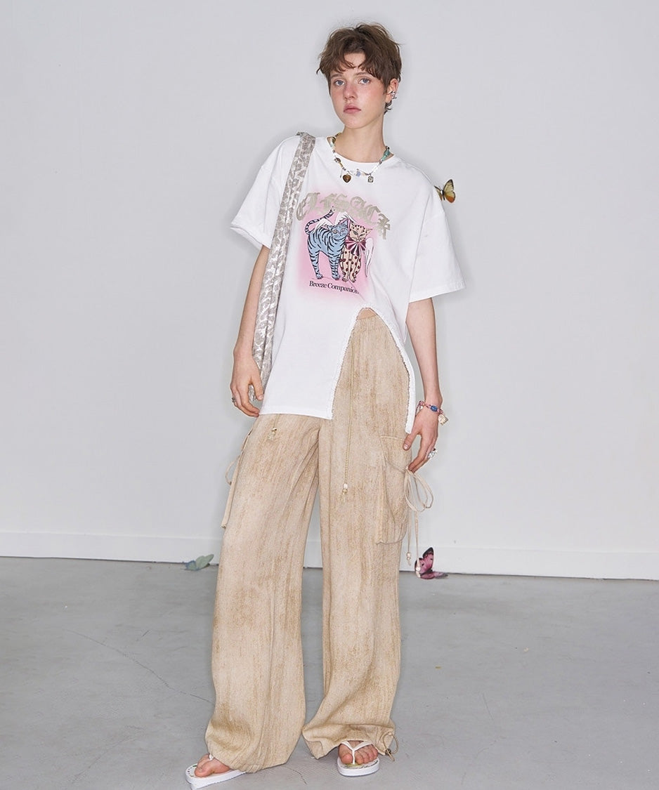 Cat Patch Graphic Top