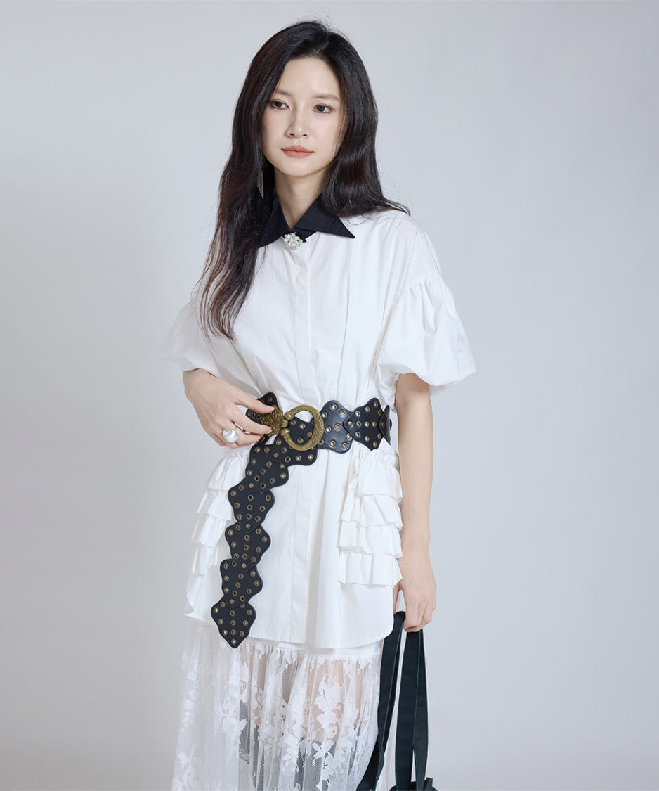 Crest Eyelet Belt