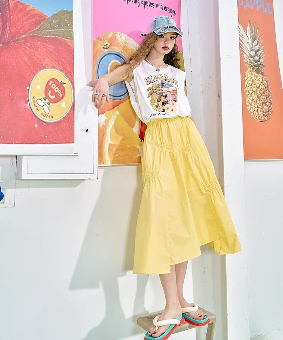 Lemon Drift Skirt