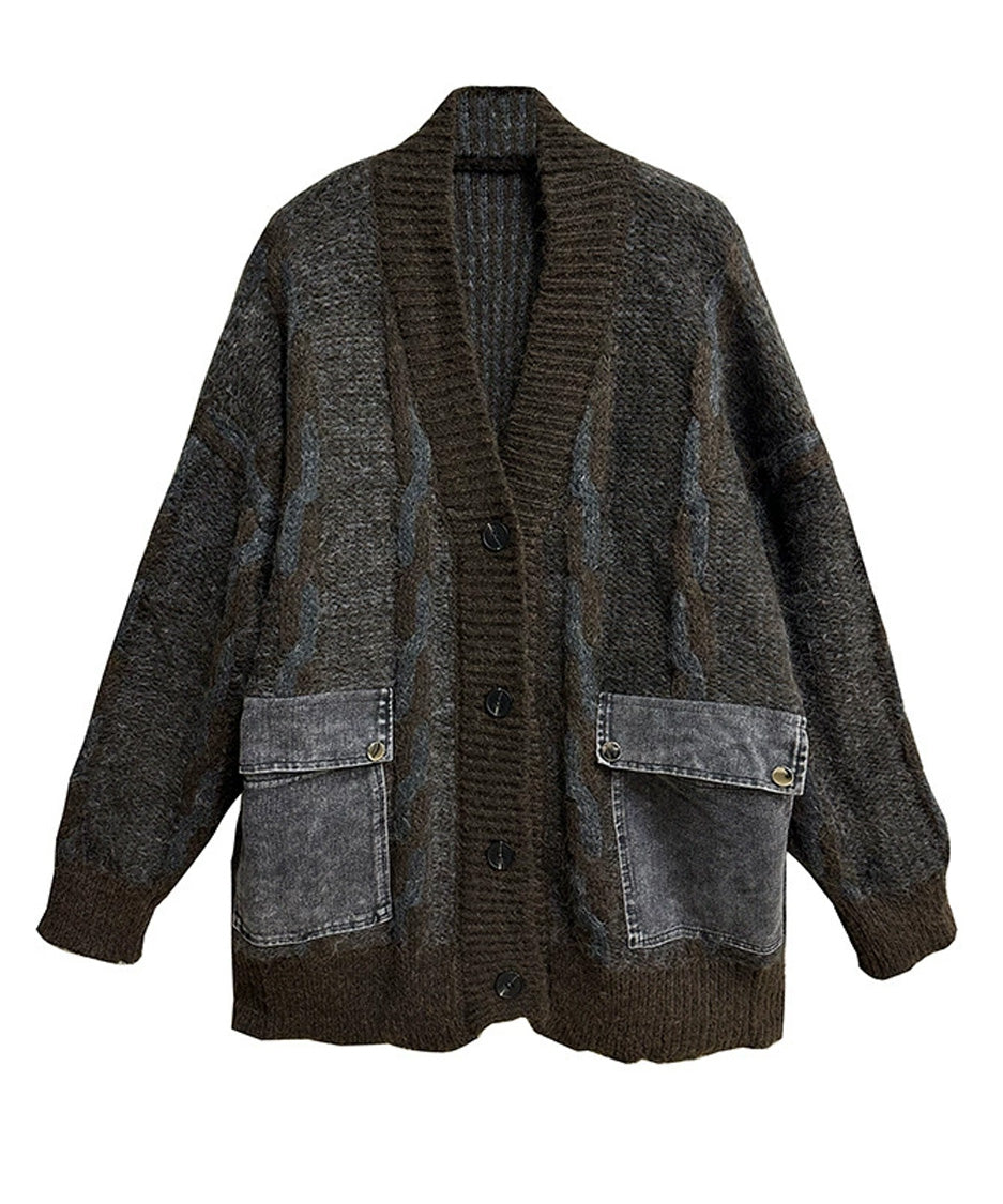 Contour Pocket Knit Cardigan