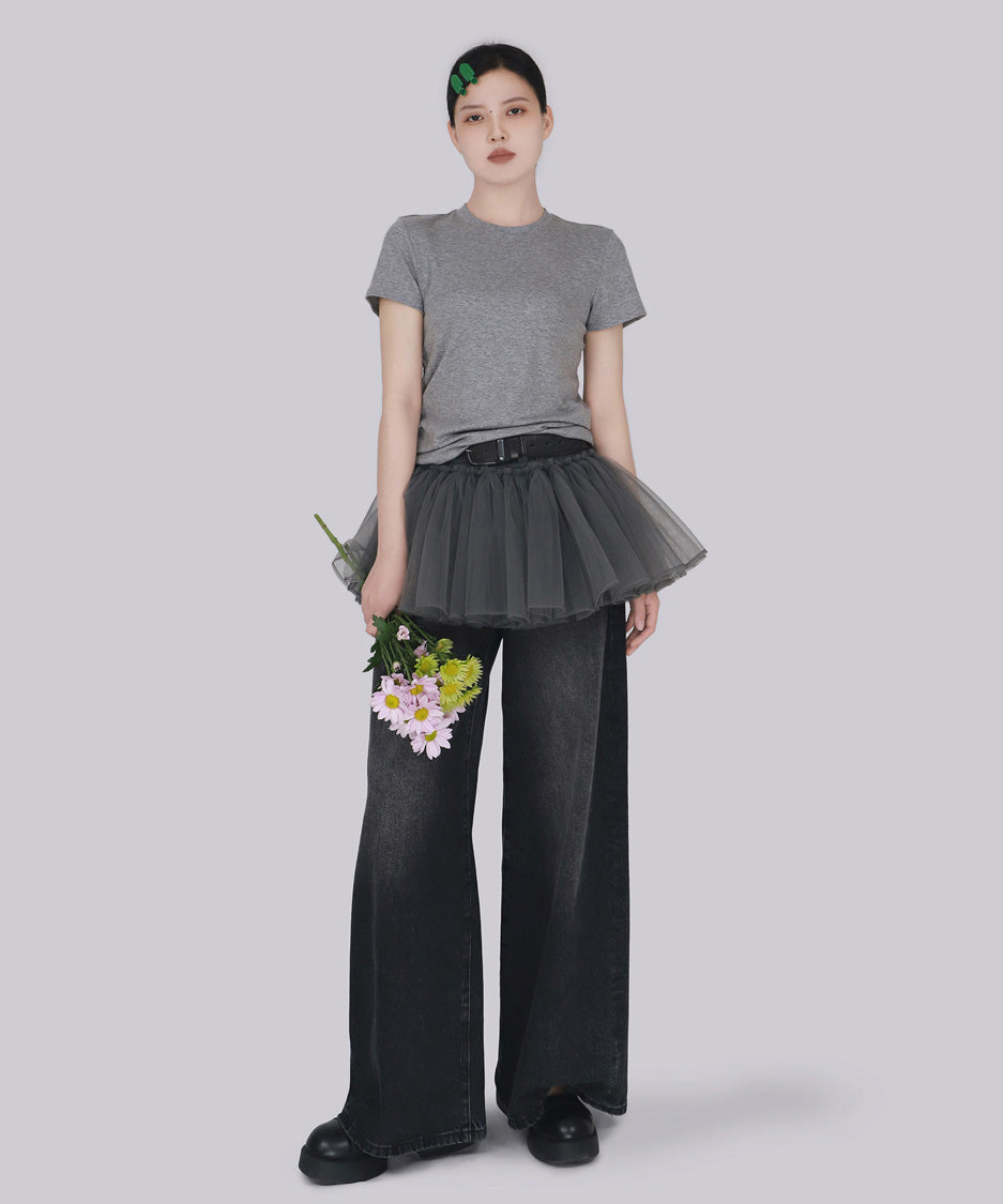 Halo Flare Mini Skirt
