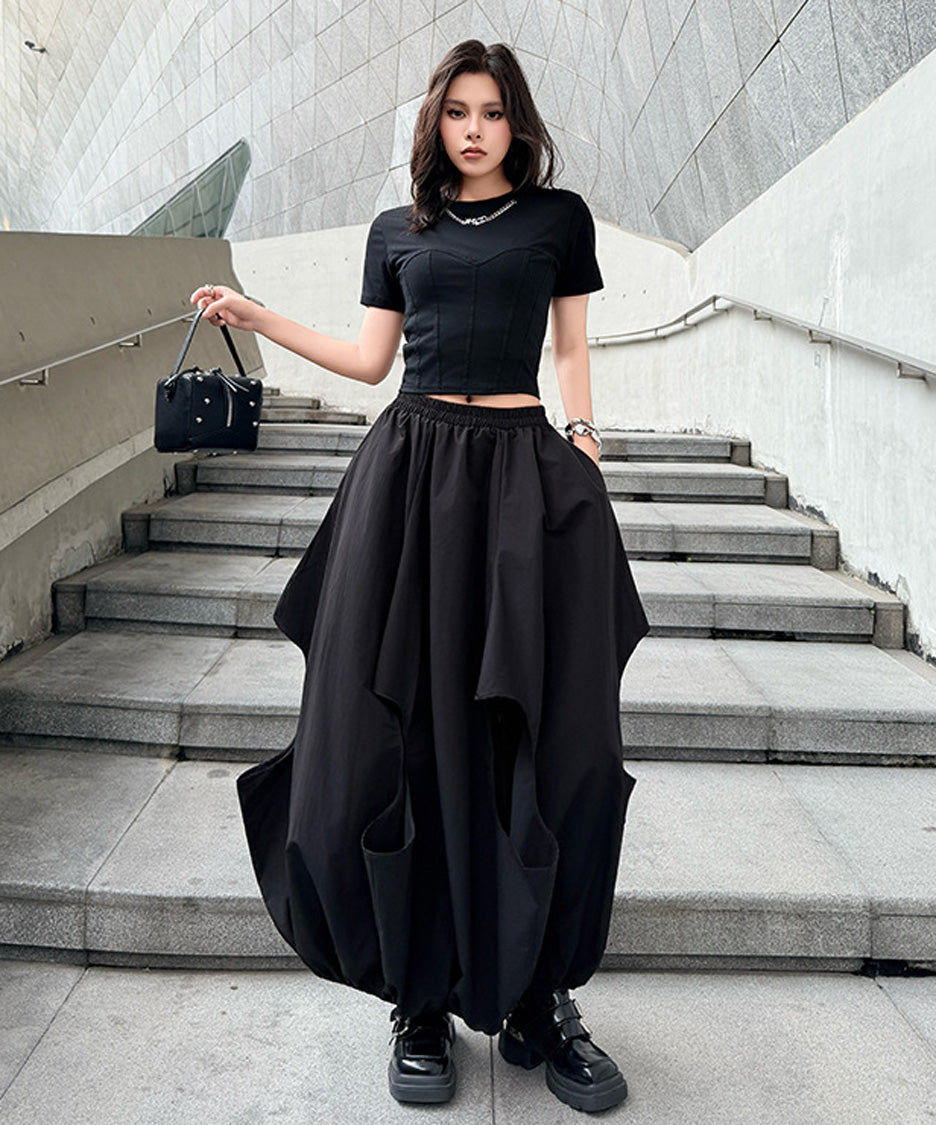 Drape Volume Skirt