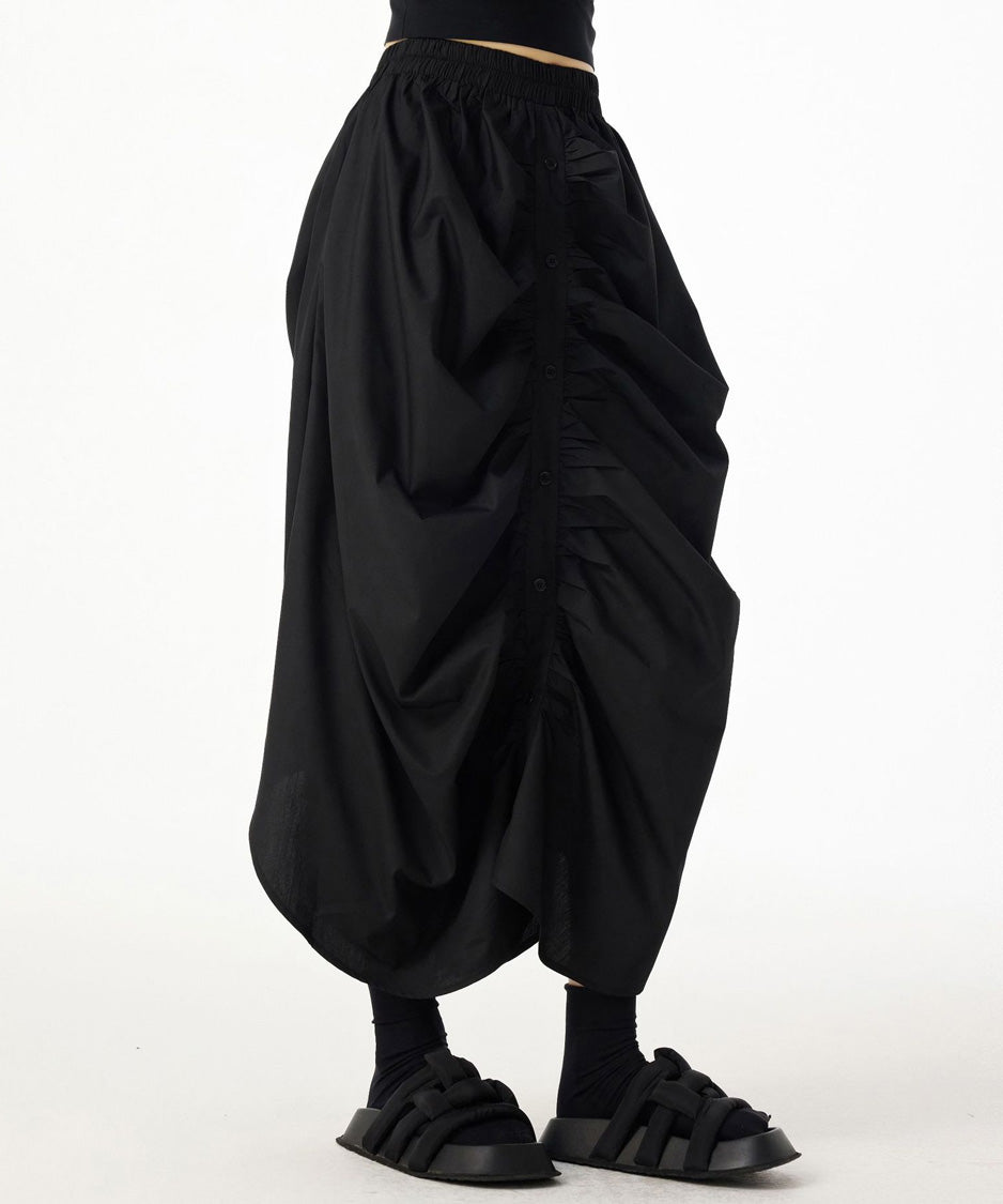 Gather Curve Skirt