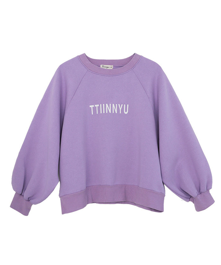 Soft Letter Volume Sweatshirt