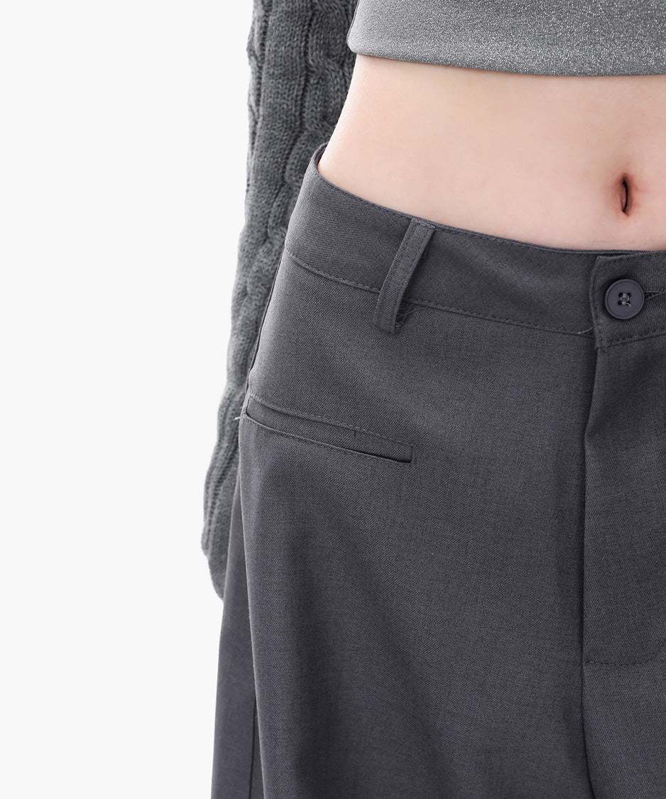Structured Volume Wide Pants