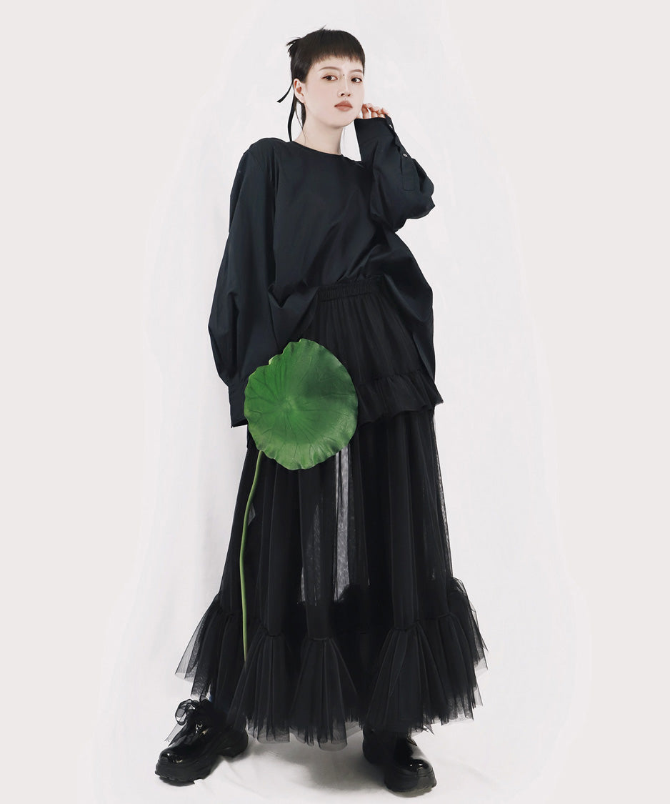 Solenne Arc Line Blouse