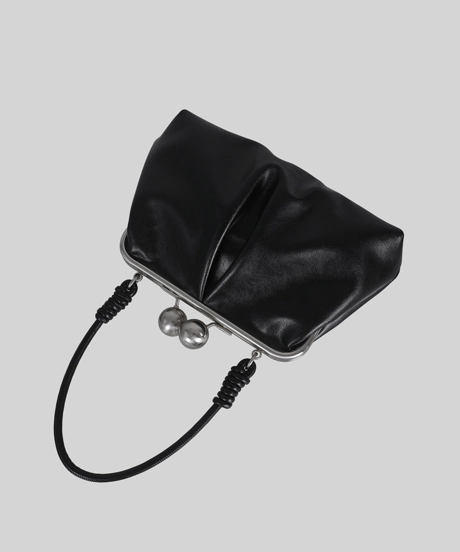 Metal Clasp Soft Bag