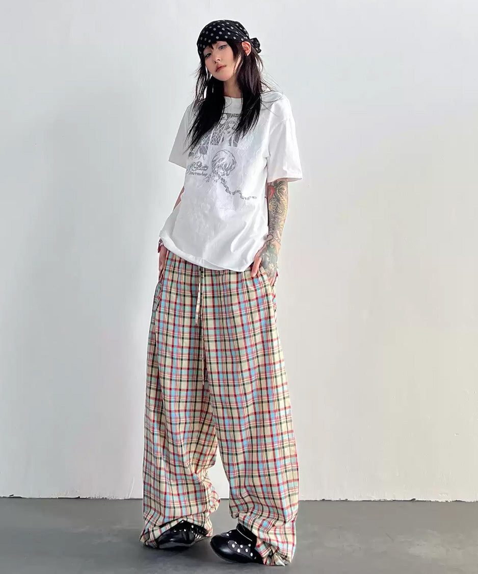 Plaid Ease Pants