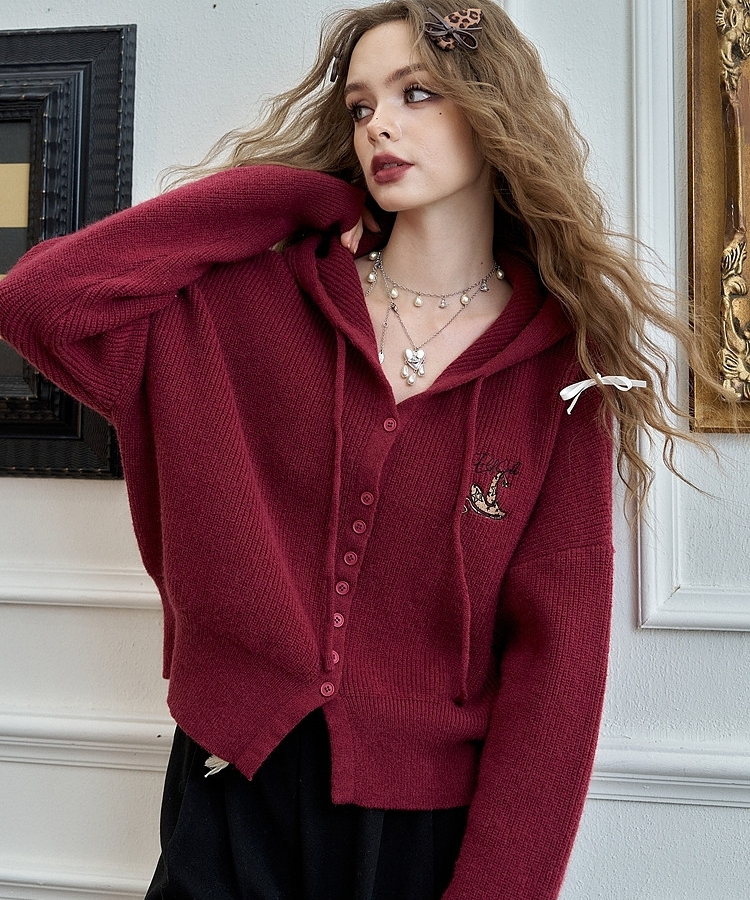 Mirelle Hood Cardigan