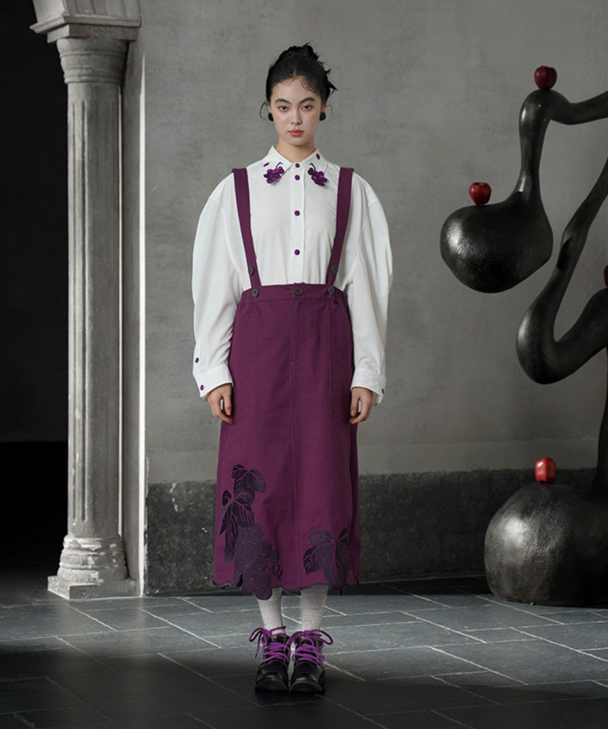 Grape Collar Blouse