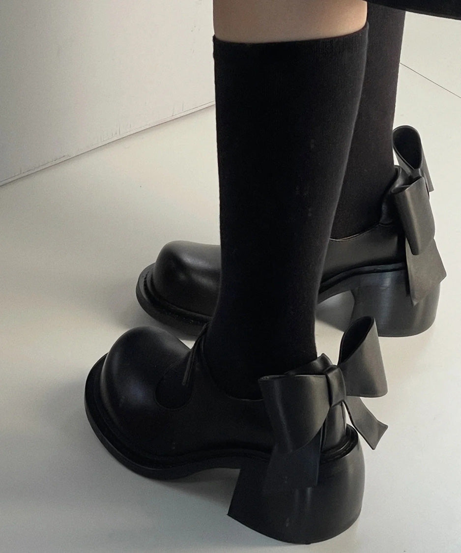 Ribbon Accent Mary Janes